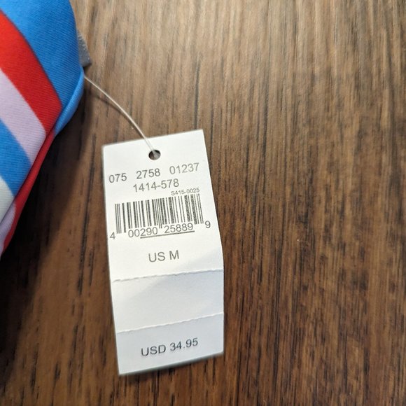 Aerie Baby Blue with Strips Bikini Top and Bottom - New with Tags - Picture 5 of 9